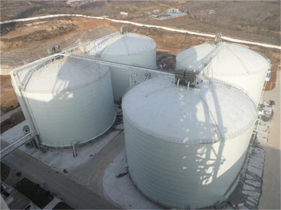安庆5000吨立式粉煤灰储存罐